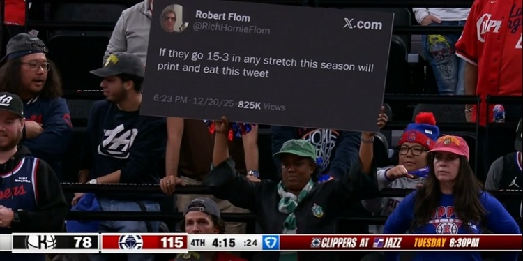 世界杯官网入口-👍有种!被快船&哈登等众将点名的吃推特球迷 今日直播说到做到